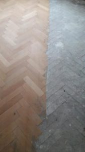 Sanding process | Living Floors | Wood floor specialists | Chester