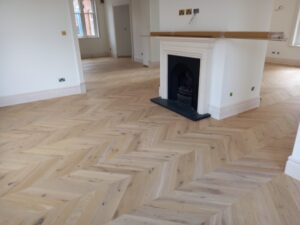 WoodworksChevron flooring west kirby